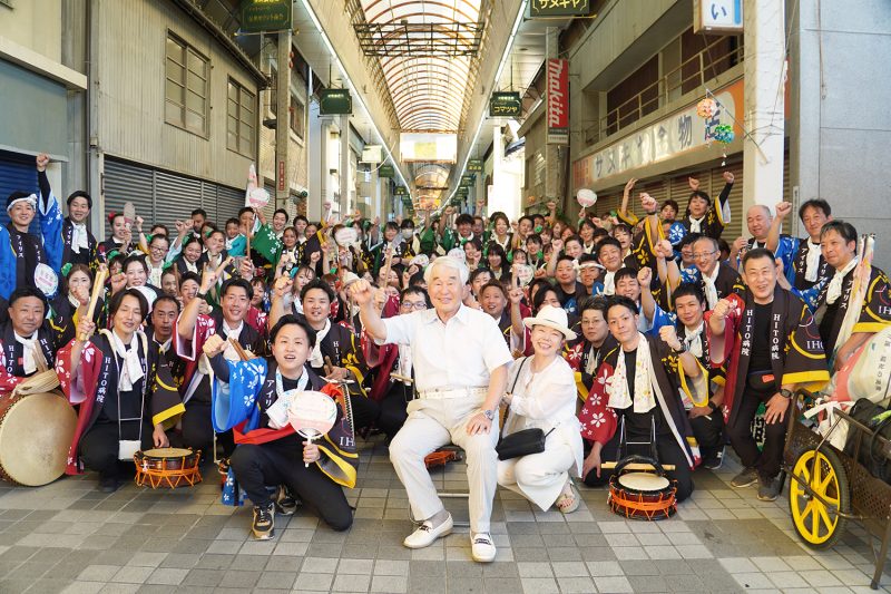 準優勝受賞！紙おどりにグループで参加しました