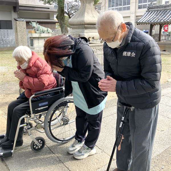 通所リハ アイリスにて初詣に行きました🙏